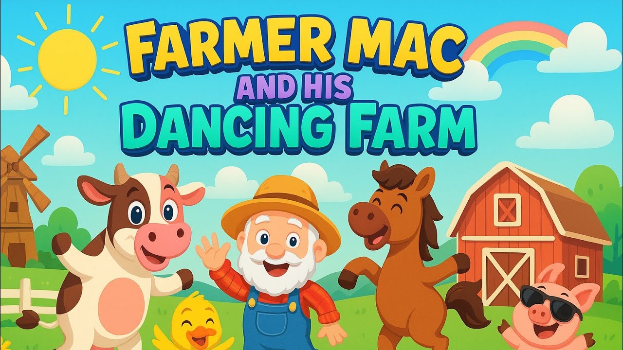 Farmer Dodo's Animal Dance Party | Fun Farm Song for Kids | Dancing Animals Rhyme