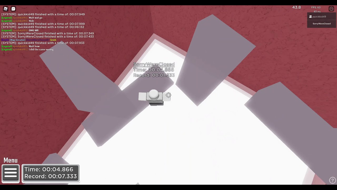 Obbyist's Hall 7.316 WR