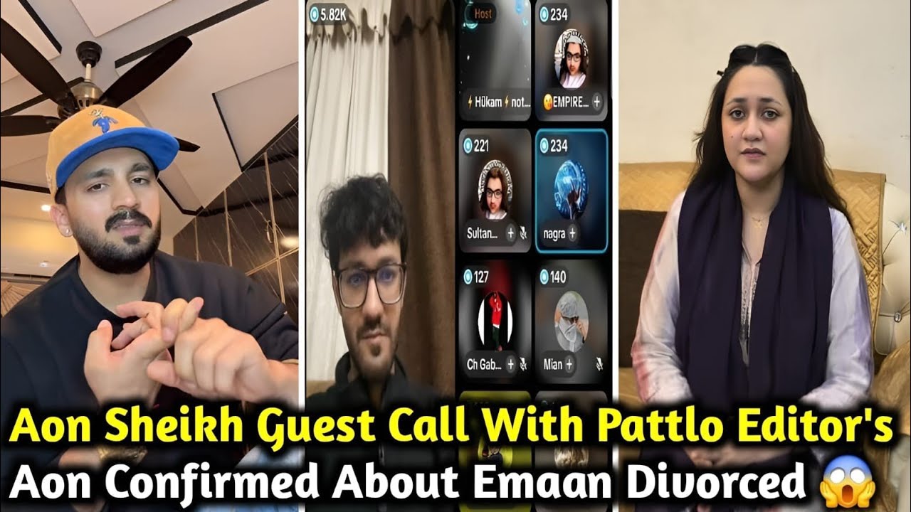 Aon Sheikh Vs Rajab Butt Controversy | Rajab & Emaan Divorce Confirmed By Aon | Rajab&rsquo;s Family 