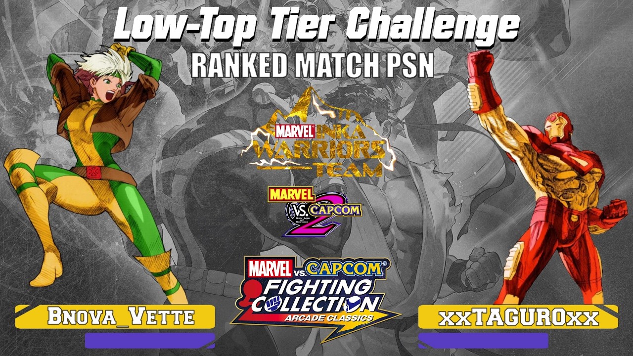 Marvel vs Capcom 2 (PS4) Low vs Top Tier :Bnova_Vette vs xxTAGUROxx:. .22.01.26 GREAT GAMES!🔥🔥🔥 #PSN