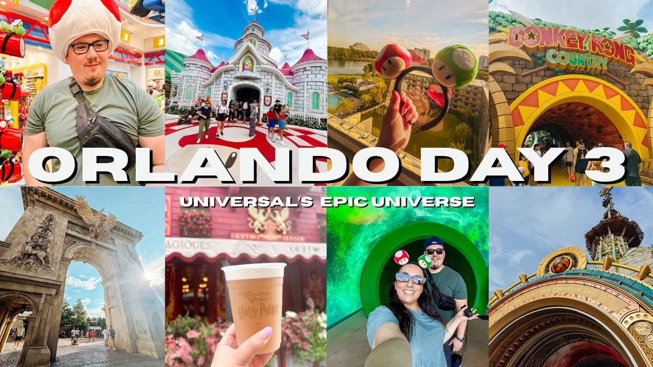 Epic Universe First Look! Exploring Orlando's NEWEST Theme Park 🎢 🌟| KarineElmo