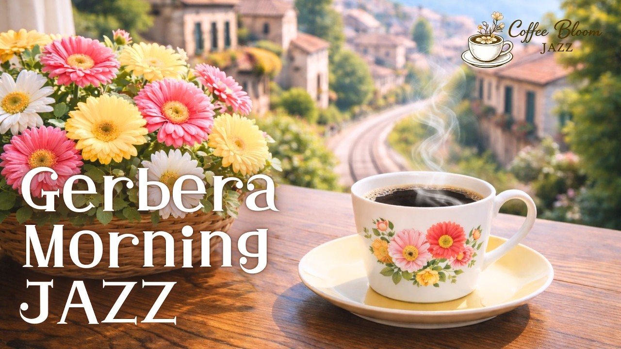 Gerbera Morning JAZZ | Relaxing Cafe Jazz for Study, Work & Focus
