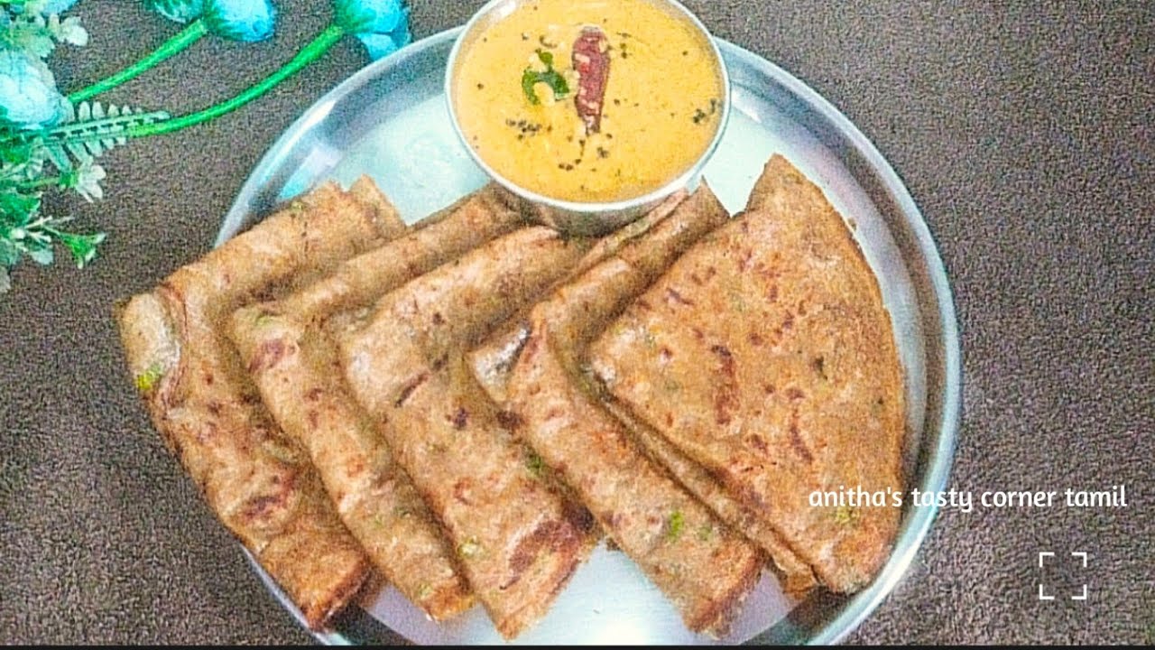 செம்ம டேஸ்ட்!! சம்பா ரவை தக்காளி பச்சை மிளகாய் சேர்த்த ஹெல்தி டிபன் & உளுத்தம்பருப்பு தக்காளி சட்னி