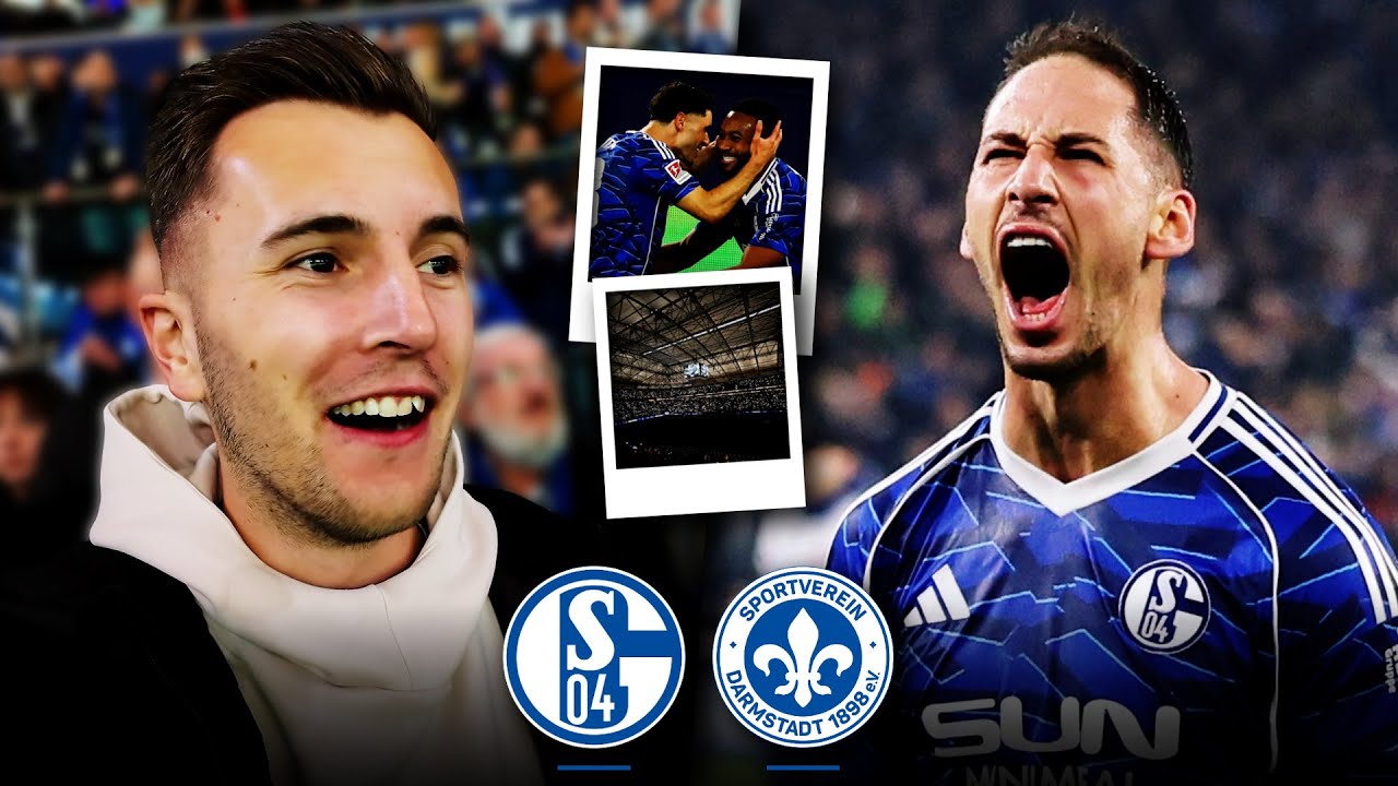 SCHALKE vs DARMSTADT Stadion Vlog 🔥 Schalke marschiert weiter! Was ein Fight!