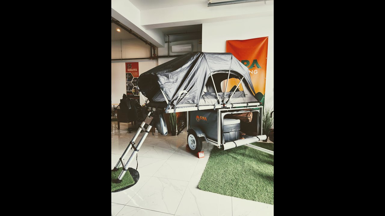 Remorque prêt-à-camper ultra-légère, la Vagabond