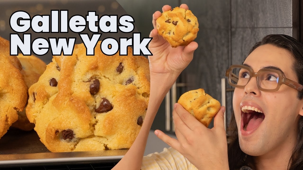 Receta fácil galletas estilo Nueva York