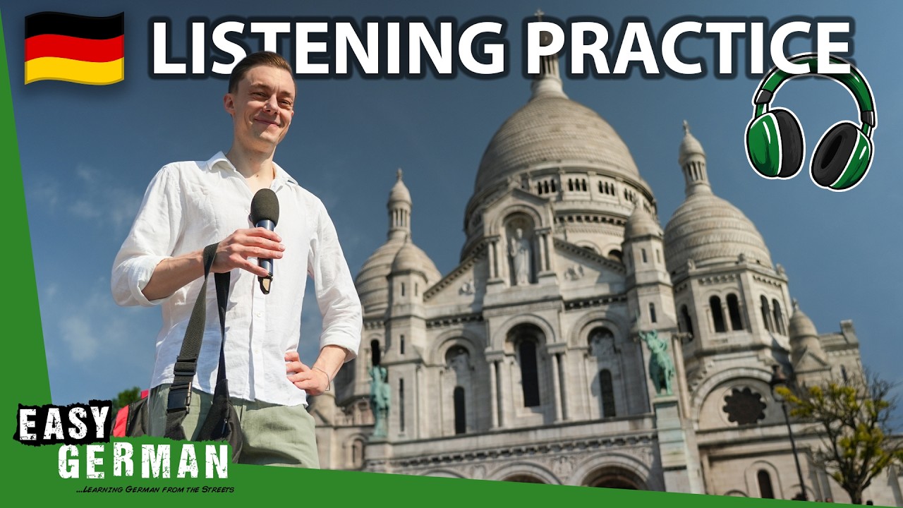 A Day in Paris in Slow German