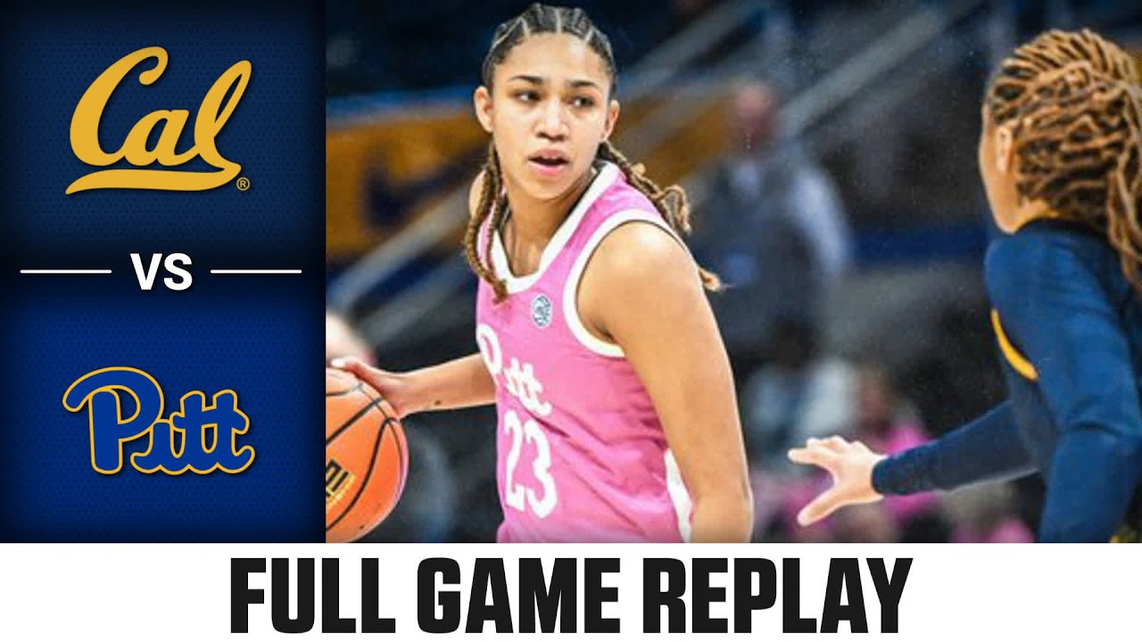 Cal vs. Pitt Full Game Replay | 2025-26 ACC Women's Basketball