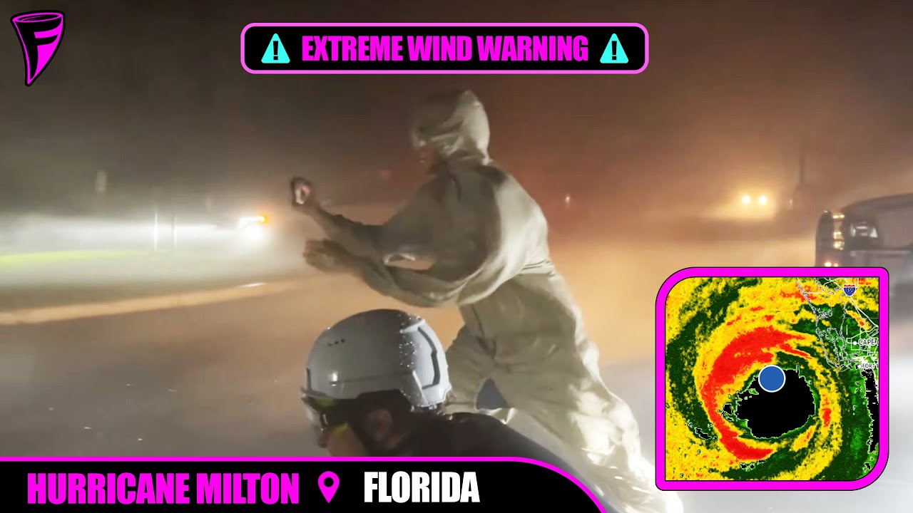 EXTREME Intercept Of Hurricane Milton - Live As It Happened