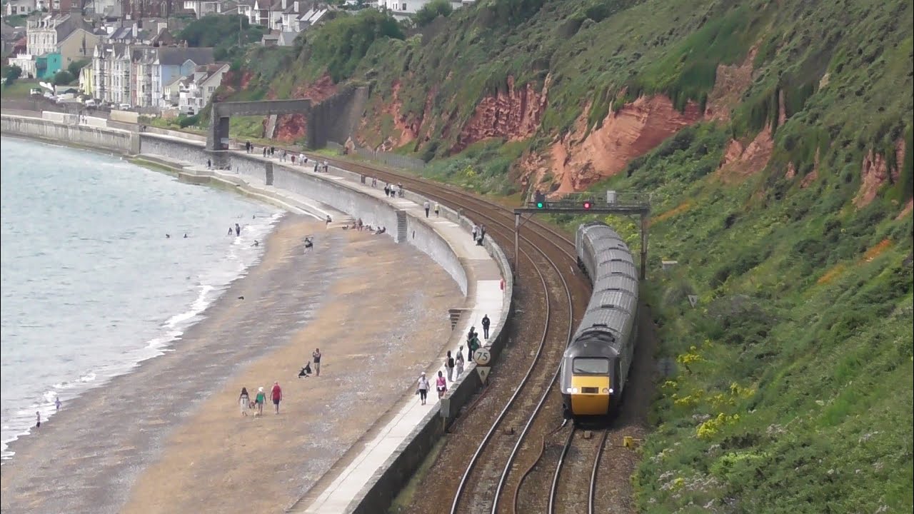 XC HSTs at Dawlish, Langstone Rock, Starcross and Cockwood Harbour 03/08/21