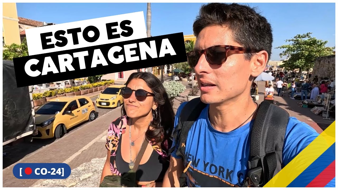 Recorremos las calles de las 2 CARTAGENA🇨🇴 [recibimos una extraña oferta de un colombiano🫢]