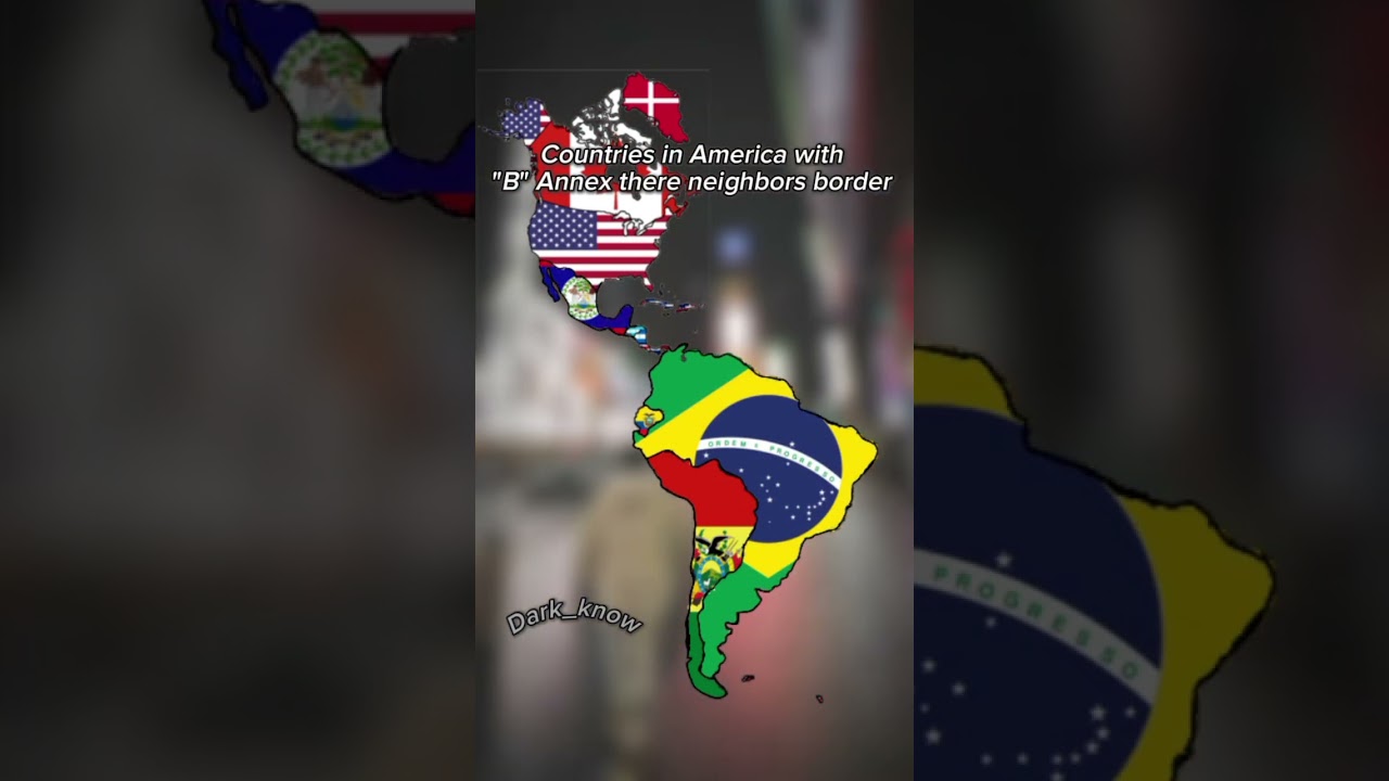 Countries with the first letter B annex their neighbors border in America #america #europe #mapper
