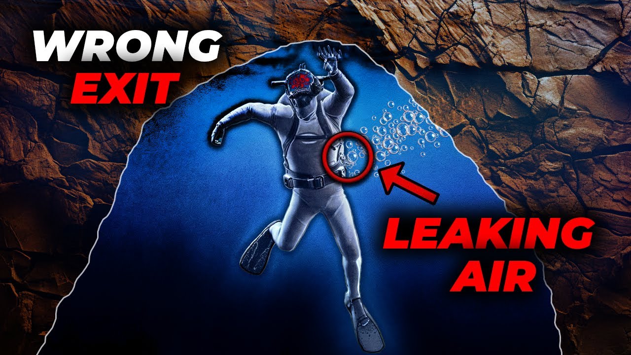 Drowned While Squeezing Through With Broken Tank | Caving Gone Horribly Wrong