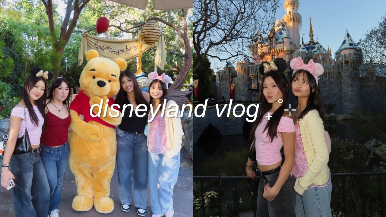 DISNEY VLOG 🫧: a day @ disneyland!!