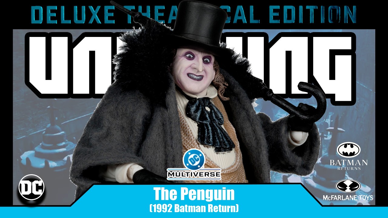 Penguin Batman Returns McFarlane Review en Español | Escala Real + Doblaje Latino