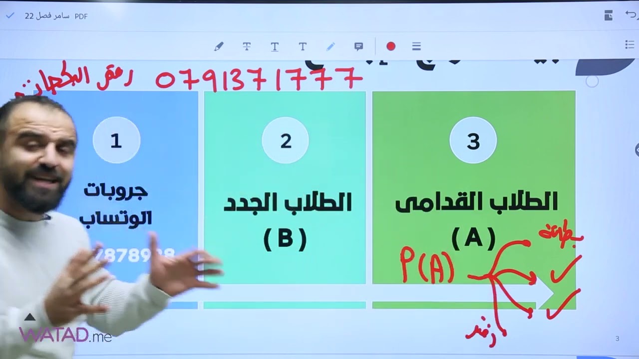 إنطلاقة والخطة الأقوى للفصل الثاني🔥لمادة الرياضيات -  الأستاذ سامر رشاد