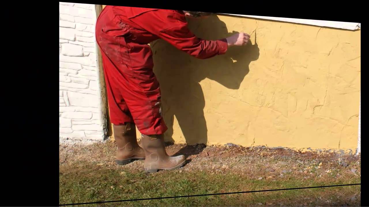 Rock Carving With Wallcrete Stone Effect Render
