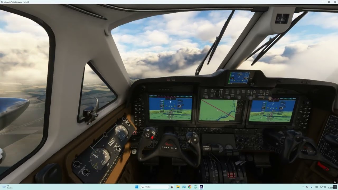 MSFS 2020: Kompletní let z Vídně do Bratislavy - Beechcraft King  Air 350i