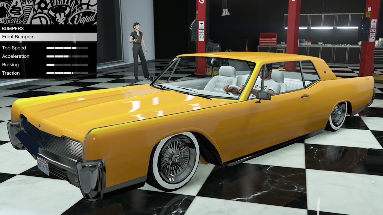 GTA 5 - Past DLC Vehicle Customization - Vapid Chino Custom (Custom Lincoln Continental)