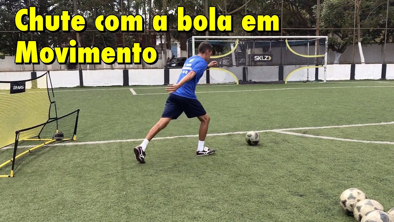 #24 Tutorial: CHUTE COM A BOLA EM MOVIMENTO - Treino de Futebol