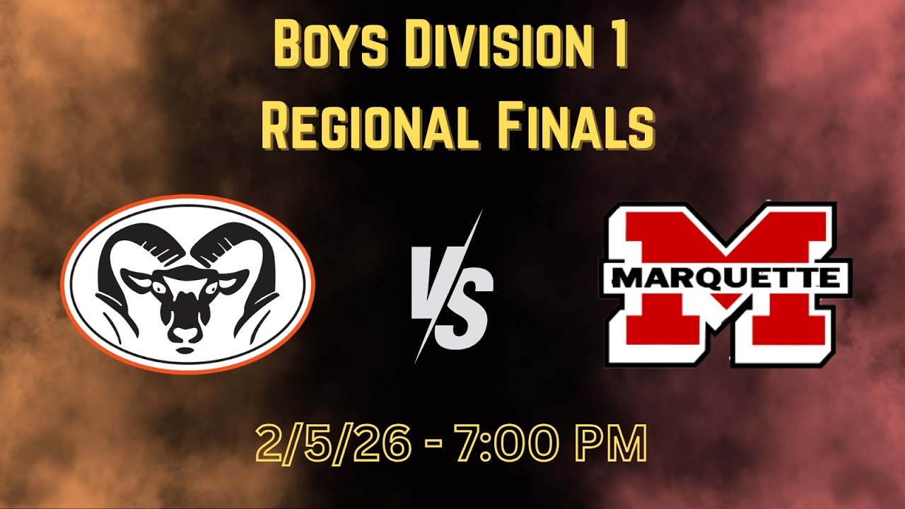 Boys Basketball Regional Finals - Rockford Vs. Marquette (live audio and score ONLY)