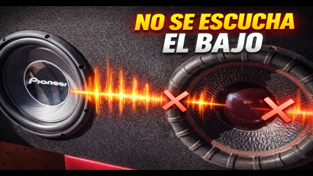 Por qué los subwoofers no se escuchan fuerte - SOLUCIÓN