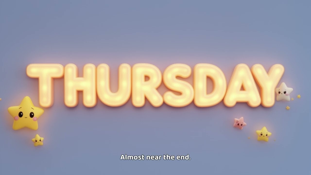 Days of the Week Song 🎵📅 | Preschool Learning Song | Tiny Little Stars