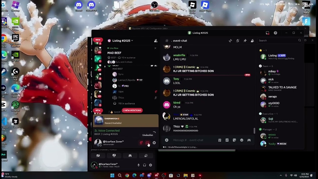 Mesper and Syru Vs Kj (Discord Packing)