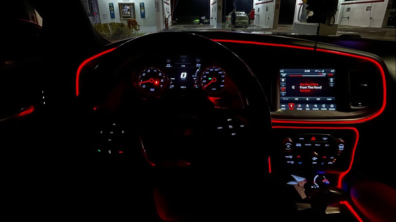 2019 DODGE Charger ScatPack POV Night Drive (Cutting Up)