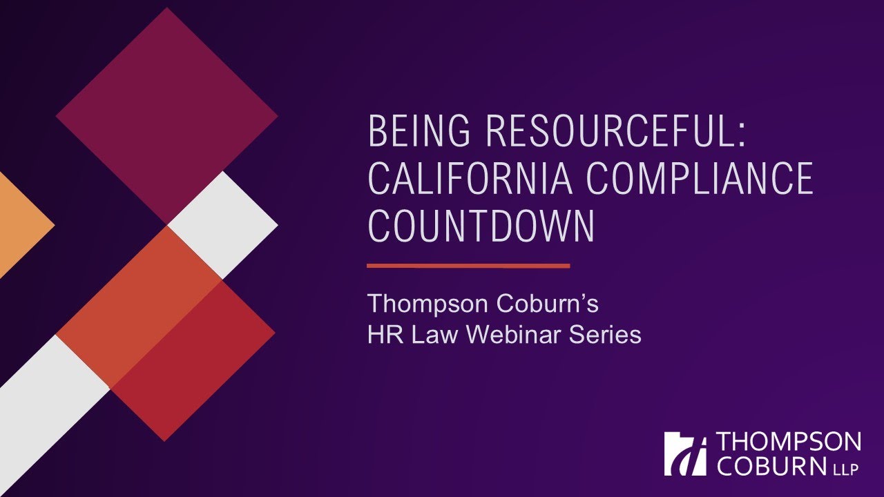 California Compliance Countdown 2026 Employment Law and Wage & Hour Updates
