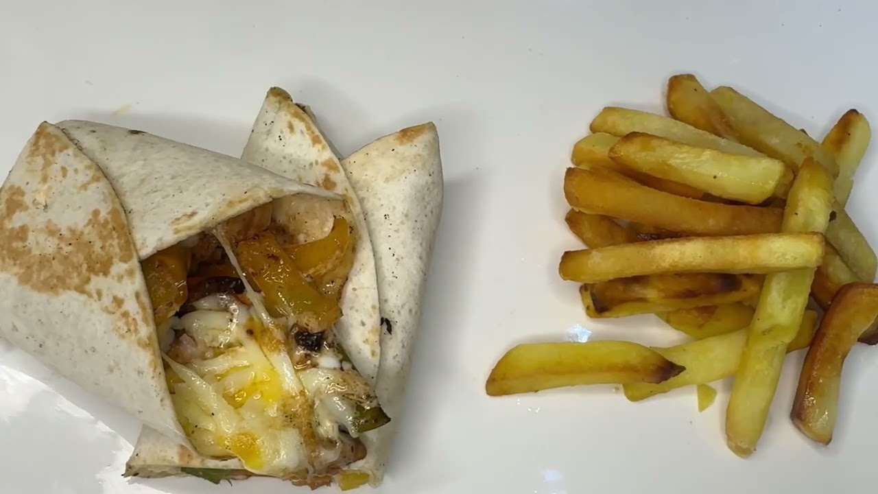 (فاهيتا الدجاج)‏ Chicken Fajita Wrap