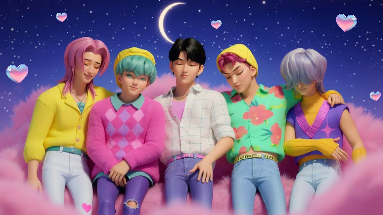 Быстрое глубокое расслабление за 3 минуты 🌜 Музыка для мгновенного сна с Jinu & Saja Boys