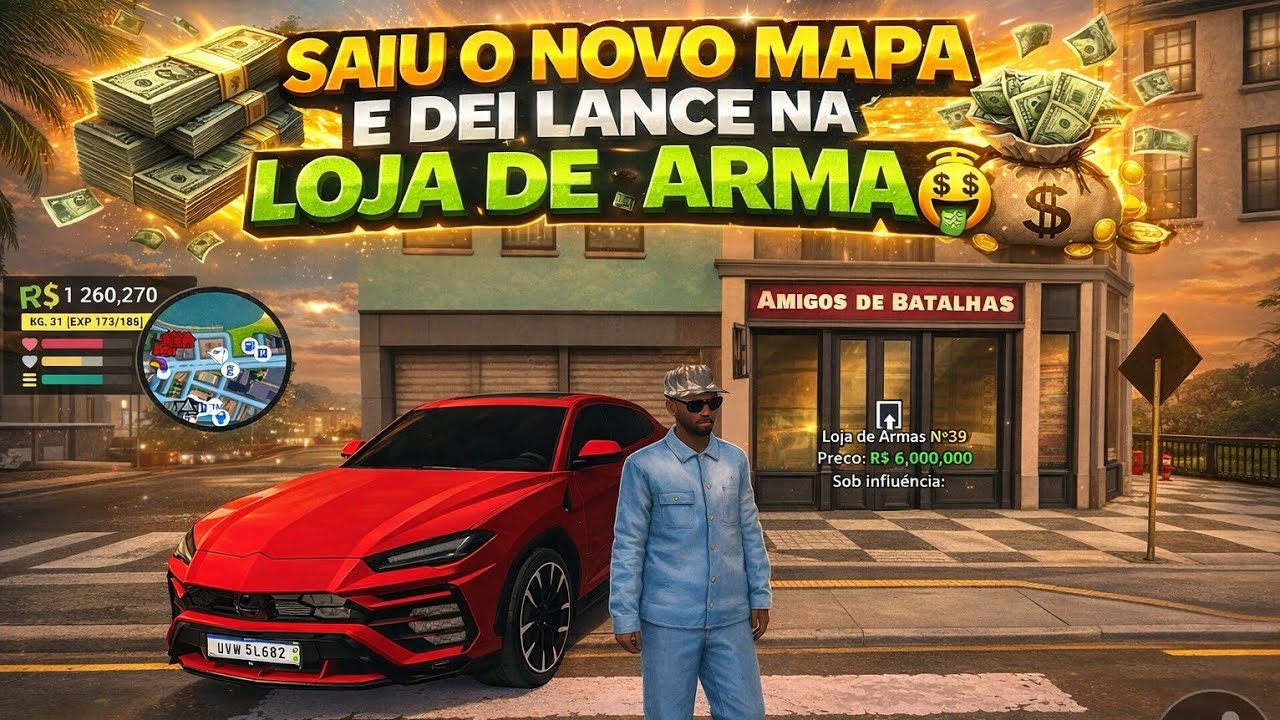 SAIU O NOVO MAPA DO RIO RISE😝#riorise #rioriserp #gta #gtarp #games #gaming #riorise_flex #gameplay