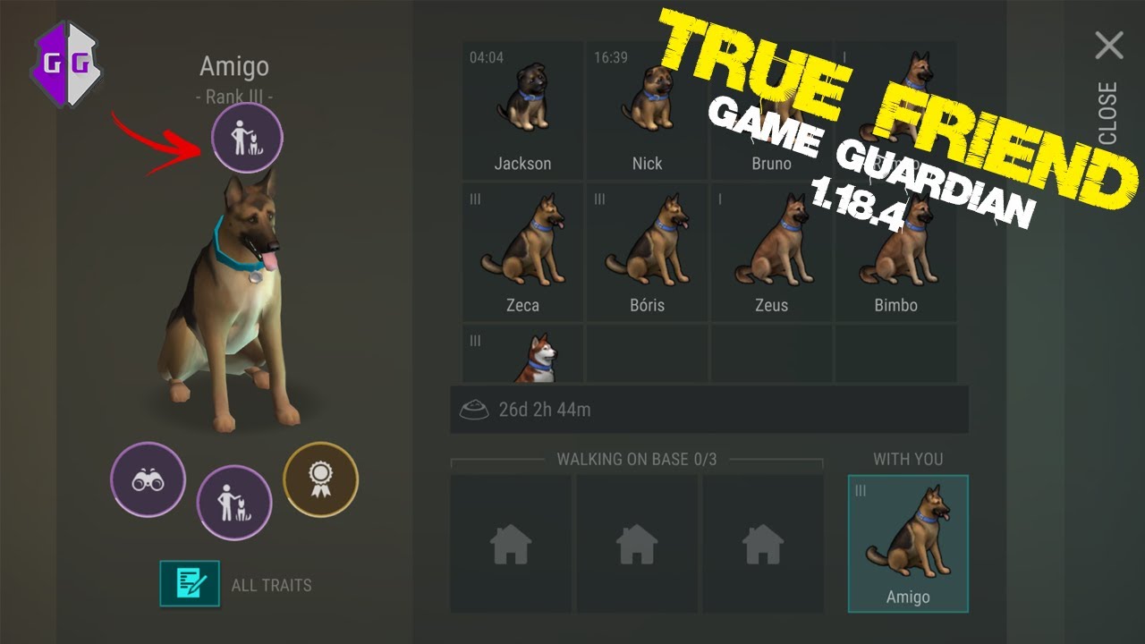 Last Day On Earth 1.18.4 - True Friend - Game Guardian