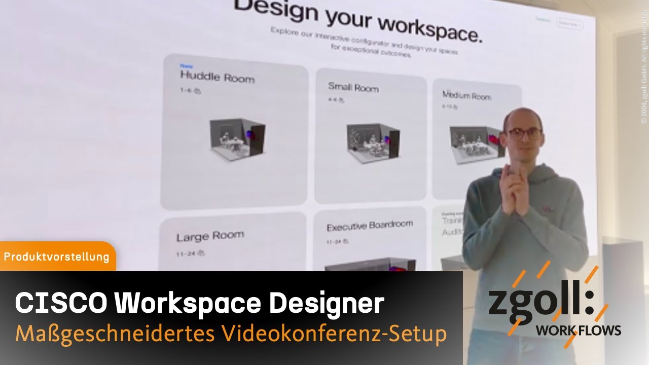 So gestaltet Ihr Euer perfektes Videokonferenz-Setup mit dem Cisco Workspace Designer