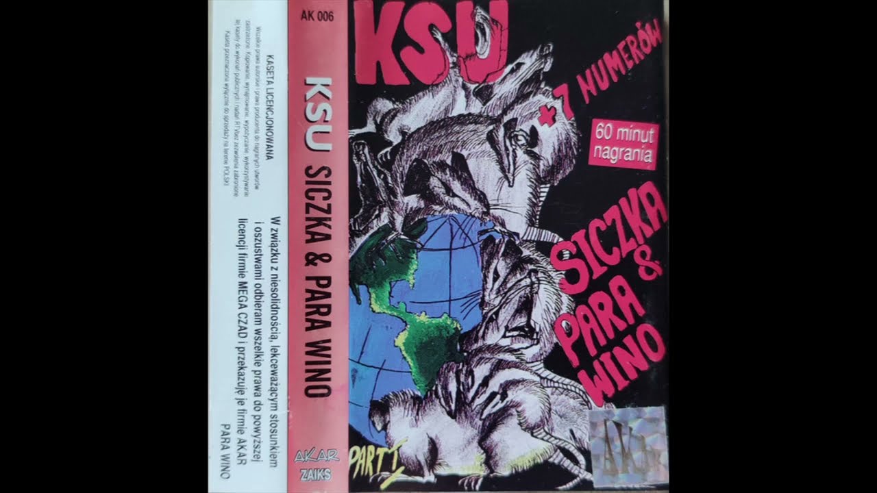KSU Siczka & Para Wino - Okrutny Świat I wyd. Akar (1994) - Full Album