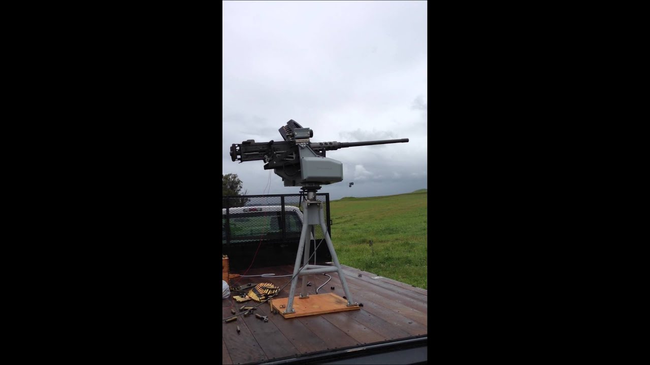 TRAP T360 M2 Live Fire with Stabilization and Target Tracking On