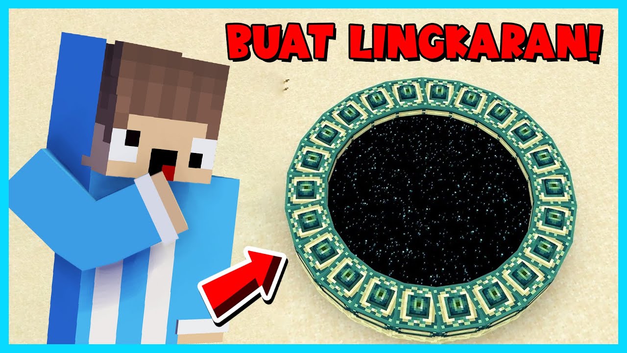 MIPAN & ZUZUZU COBA EXPERIMENT TIDAK MASUK AKAL DI MINECRAFT! BISA BUAT LINGKARAN TANPA MODS!