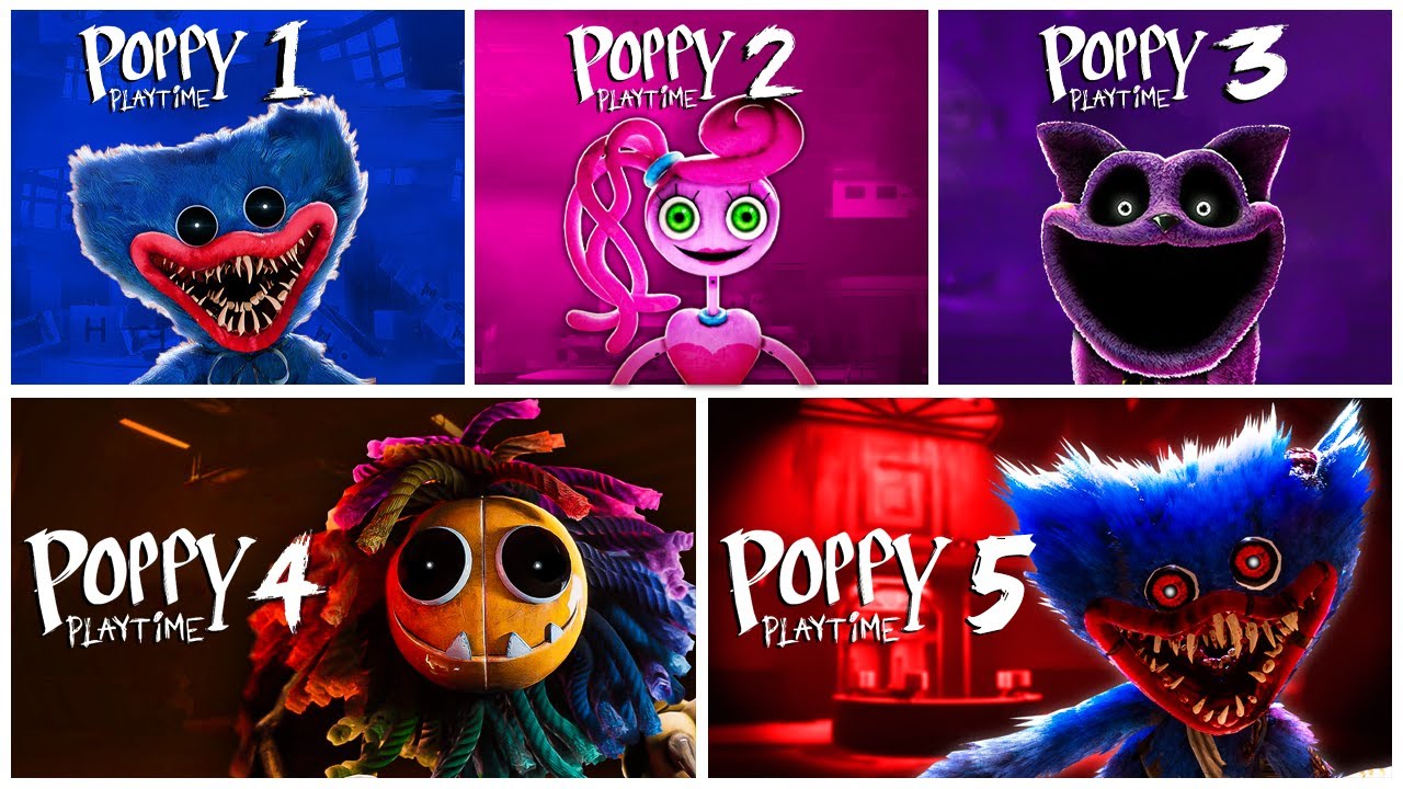 Poppy Playtime: Chapter 1, 2, 3, 4 & 5 Mobile Full Gameplay Walkthrough | Poppy Playtime: 5 Gameplay