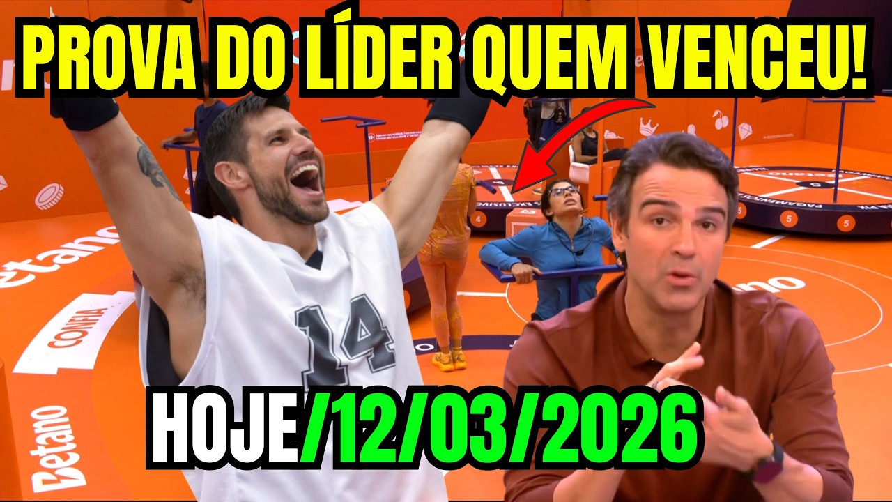 BBB26: Veja QUEM VENCEU a Prova do LÍDER DE RESISTÊNCIA HOJE 12/03/2026 E QUEM ESTA NO PAREDÃO