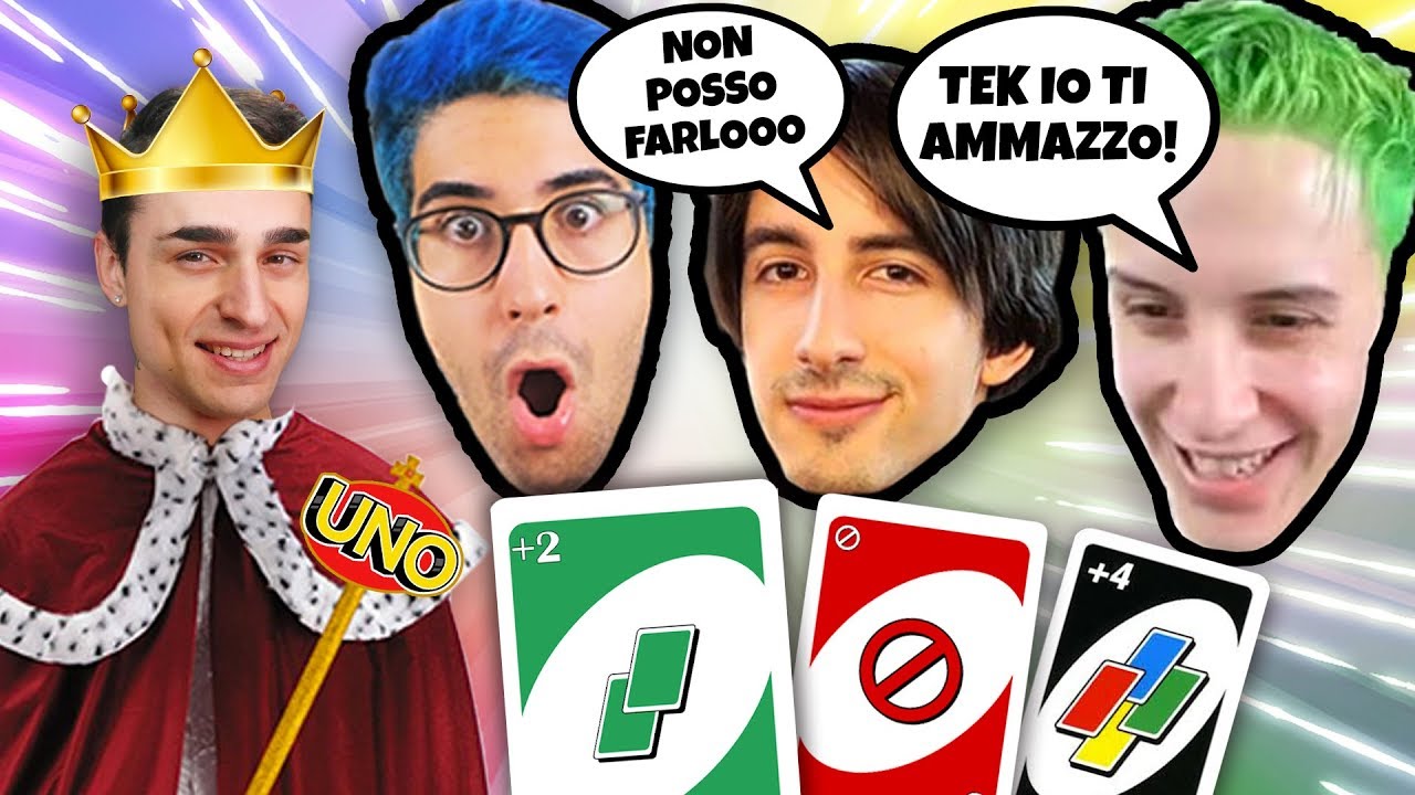 QUESTO GIOCO ROVINA LE AMICIZIE! w/ Mon3y, Teknoyd e GiosephTheGamer - Uno