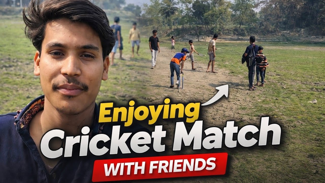 Today cricket vlogs me 😯 kya hogya? 