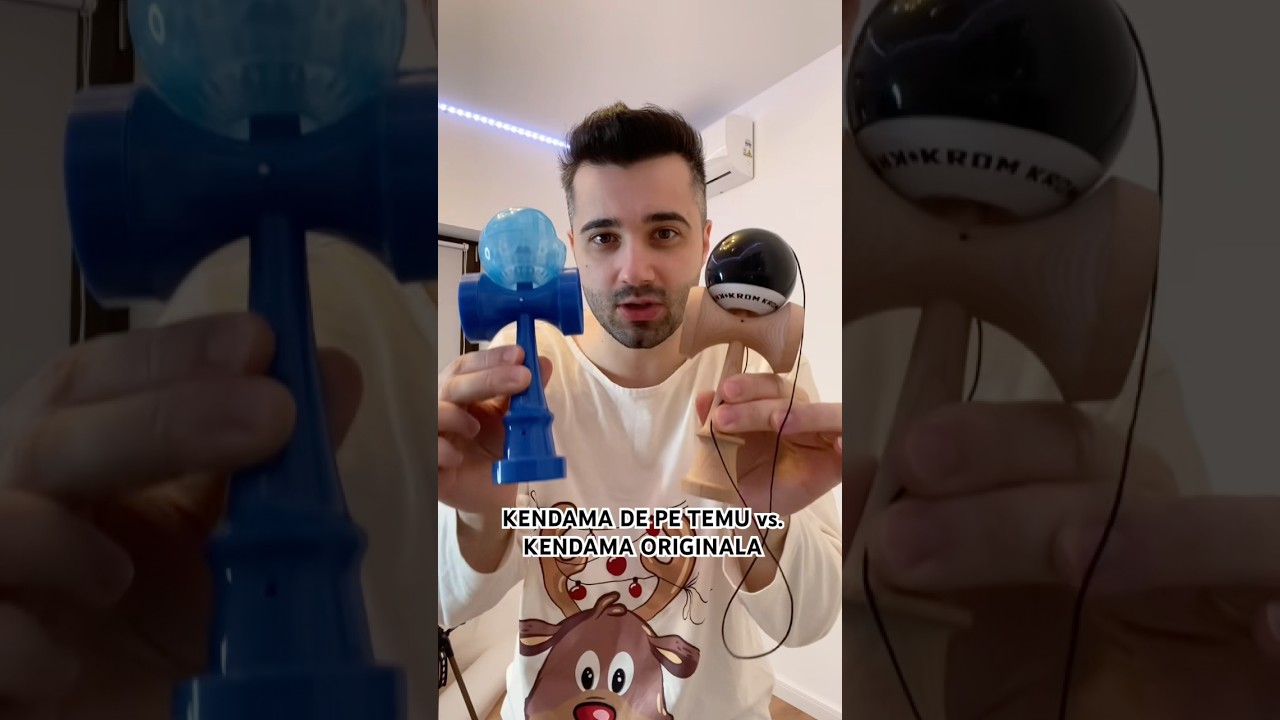 KENDAMA de pe TEMU vs. KENDAMA ORIGINALA..Care e mai buna?🫣 