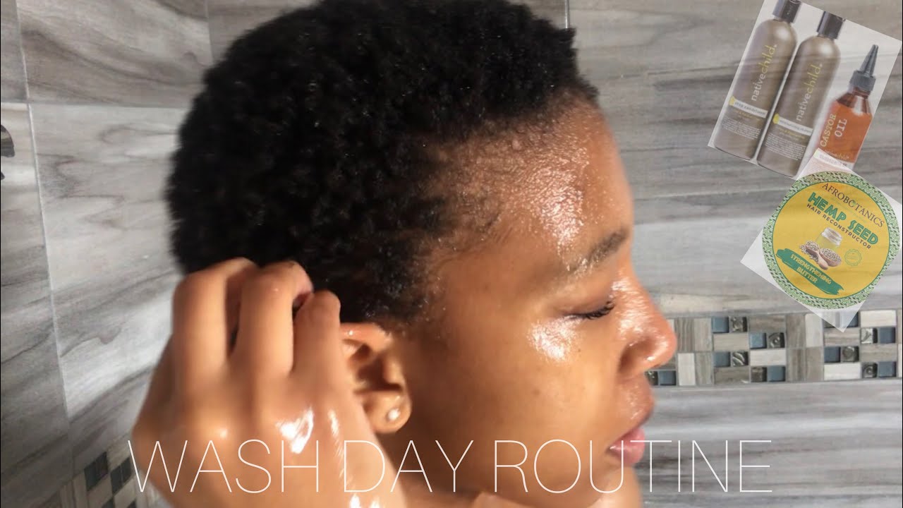 4C WASH DAY ROUTINE| TWA| SOUTH AFRICAN YOUTUBER