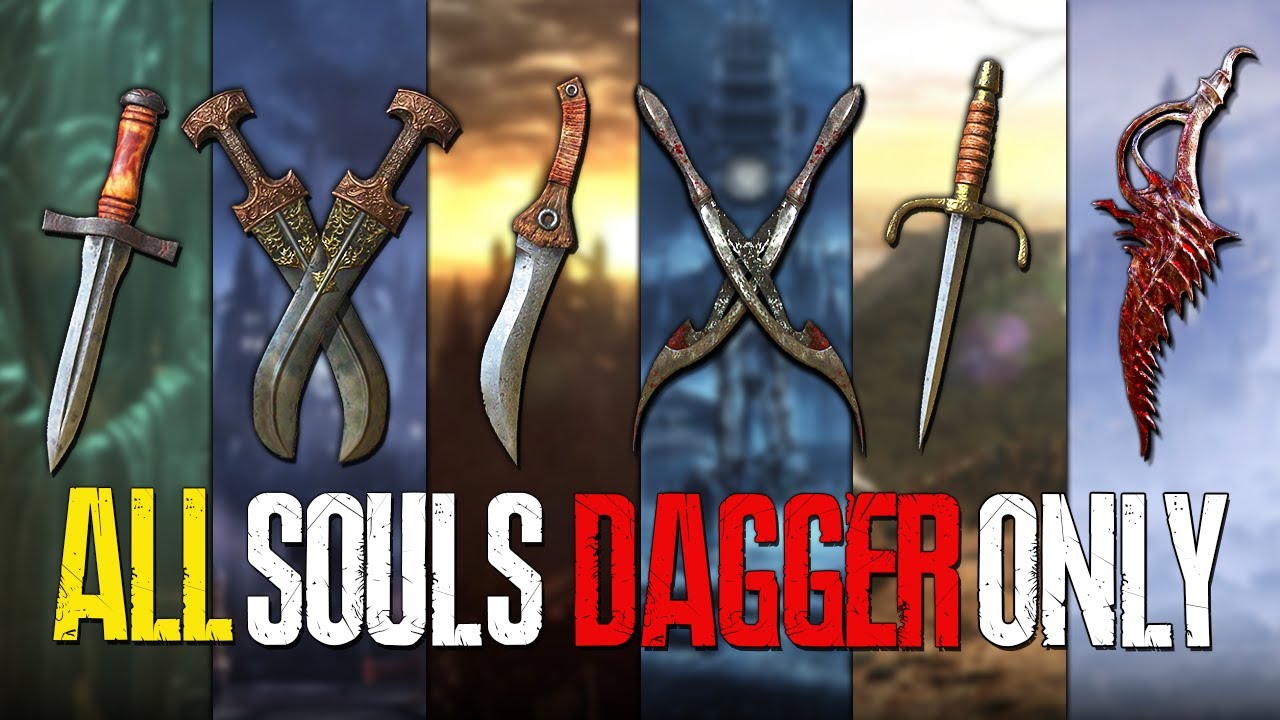 Beating Every Souls Game using ONLY DAGGERS