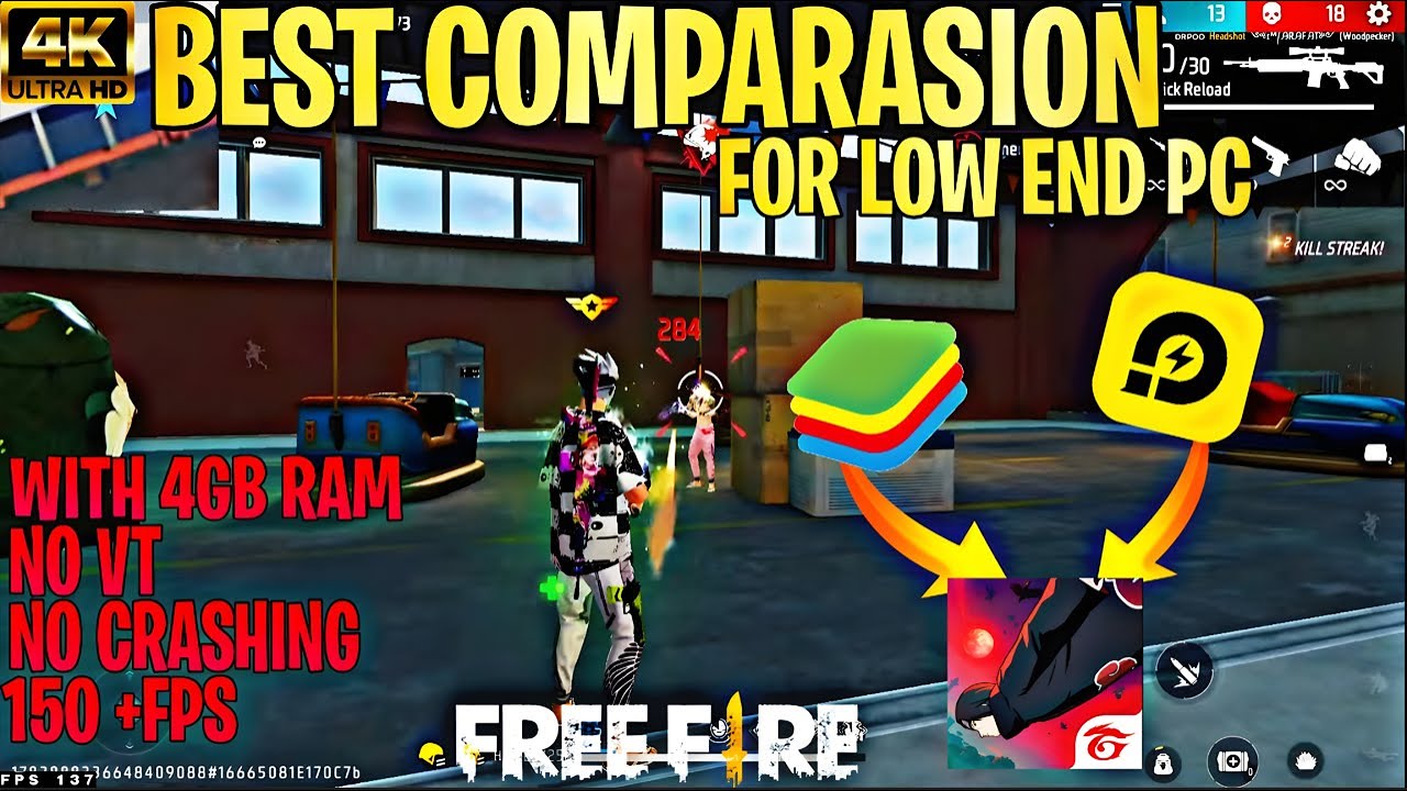 Best Emulator for Free Fire on Low End PC? 🔥 BlueStacks 5 vs LD Player 9 (2025)