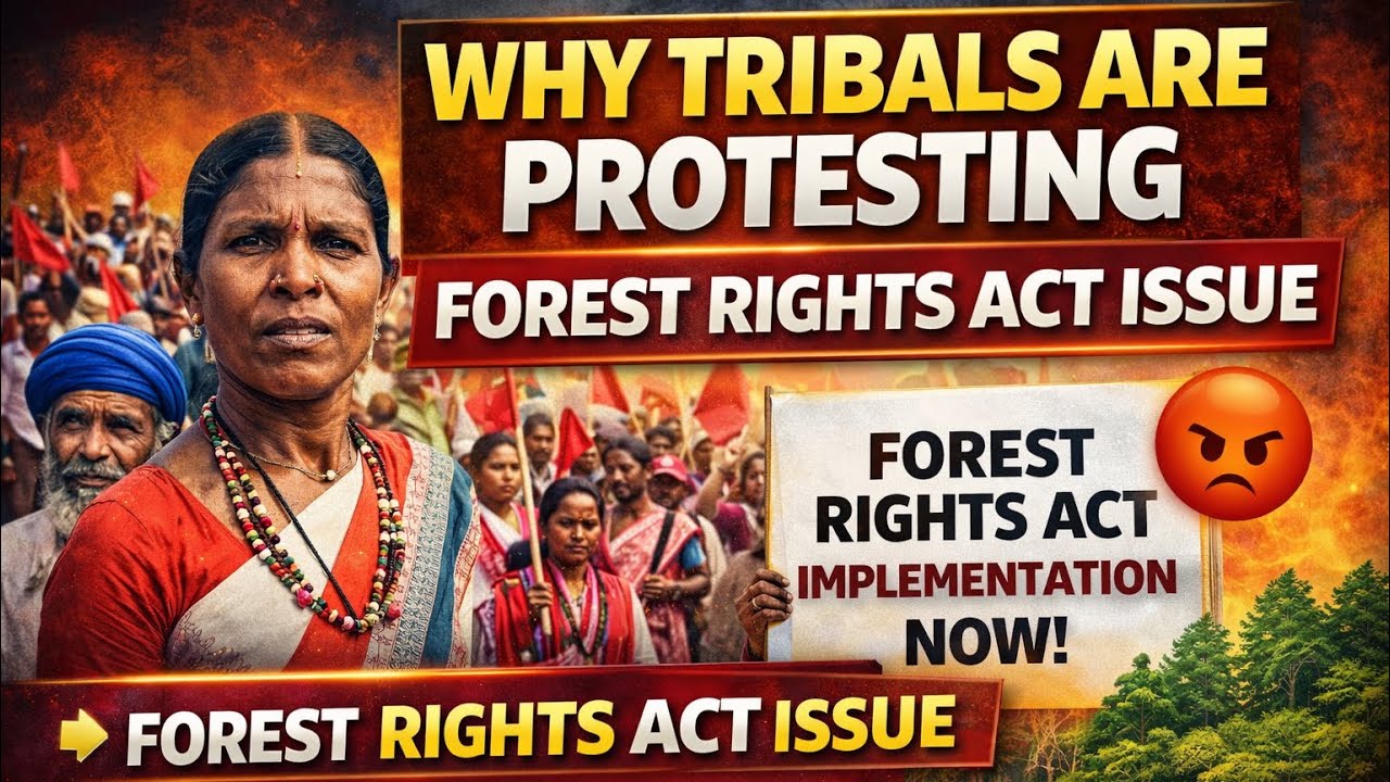Why Tribals Are Protesting in Maharashtra? 🚨 Forest Rights Act Explained | UPSC GS2 #upsc2026 