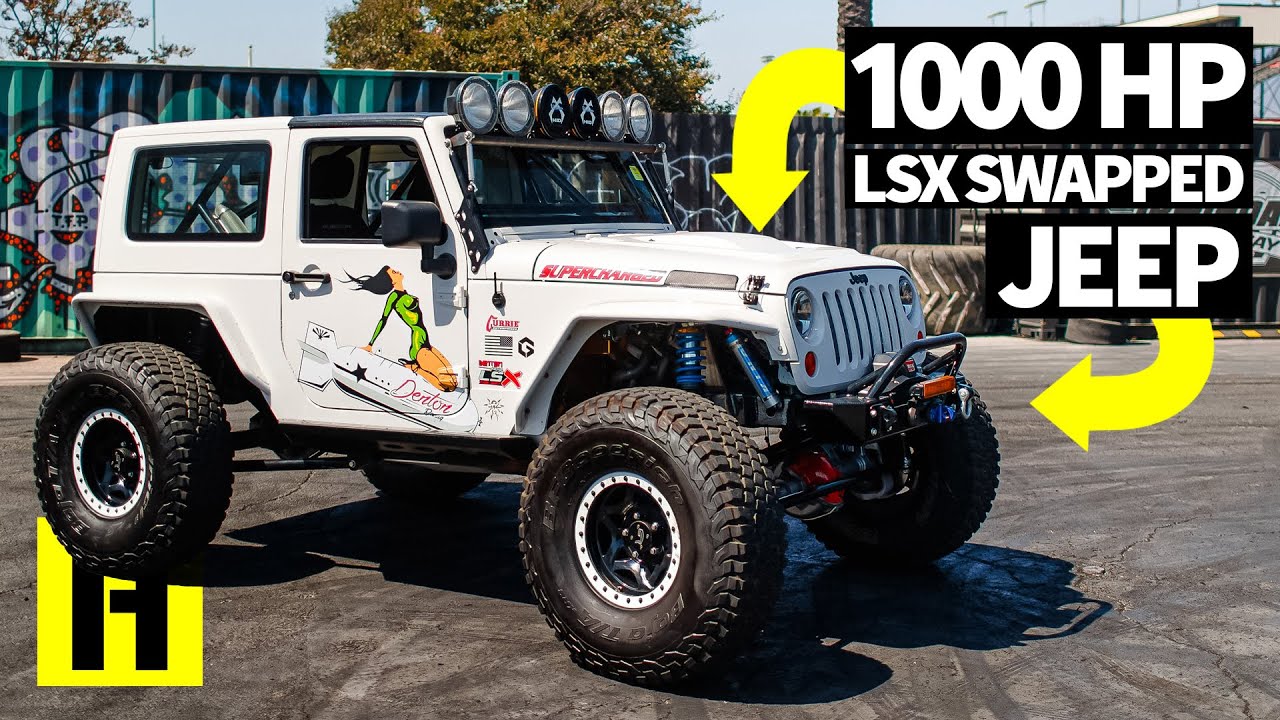 LSX V8 Swapped Jeep Wrangler Obliterates 40