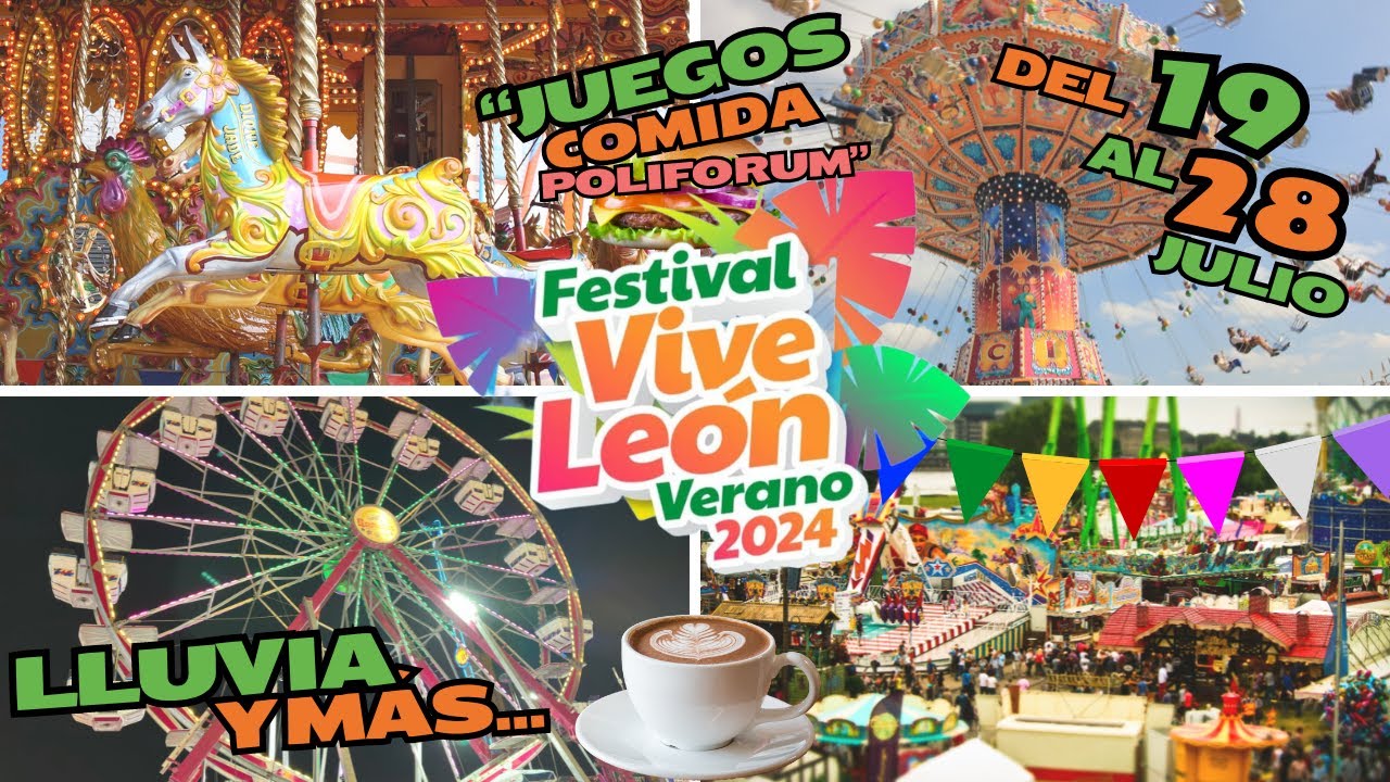 Llueve en el FESTIVAL VIVE LEÓN VERANO 2024.