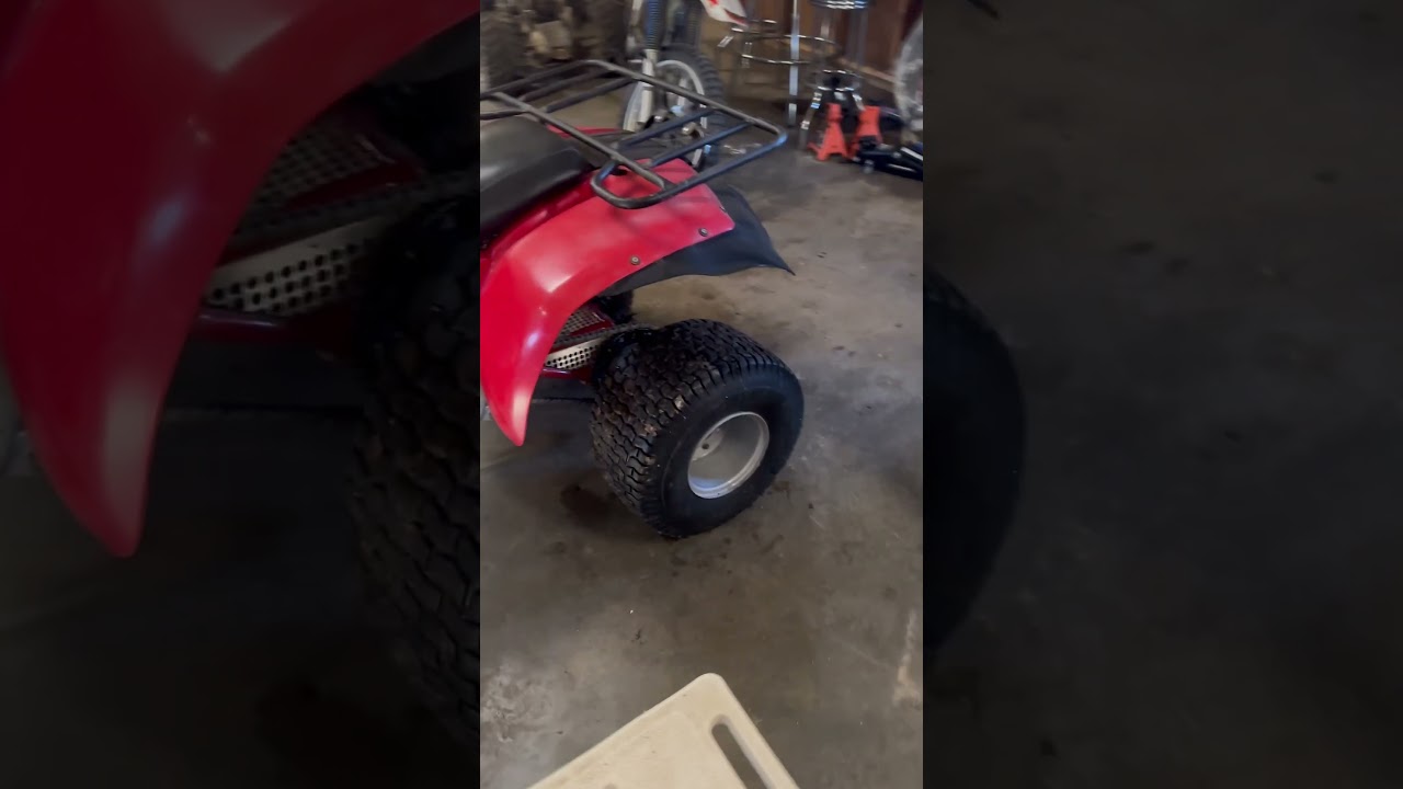 1983 Honda ATC 185s with 200 frame added swing arm. Fresh rebuild with Rocky piston and upgrade cam